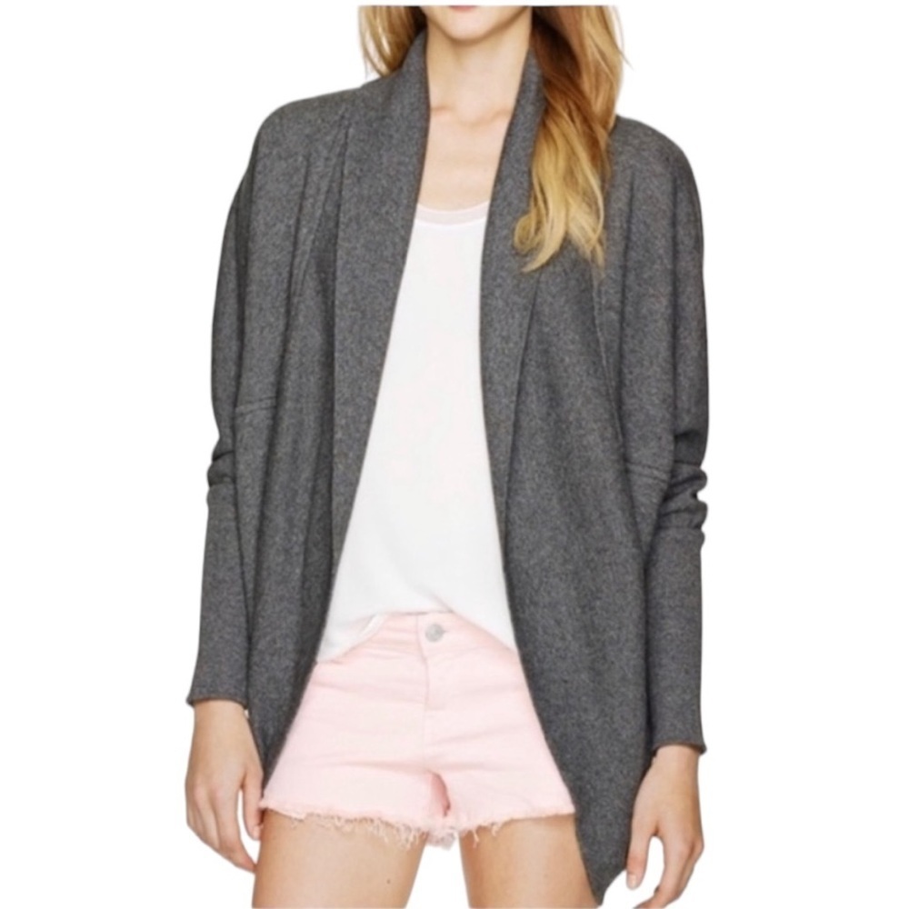 Wilfred Diderot studded sweatshirt cardigan size XS grey excellent condition